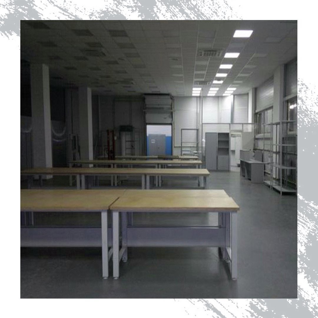 Наливной пол для промышленного предприятия