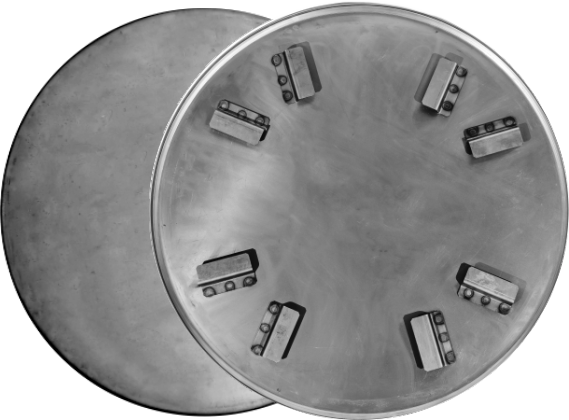 Затирочный диск Linolit® 980.8.4 С (8 креплений, ХК сталь)