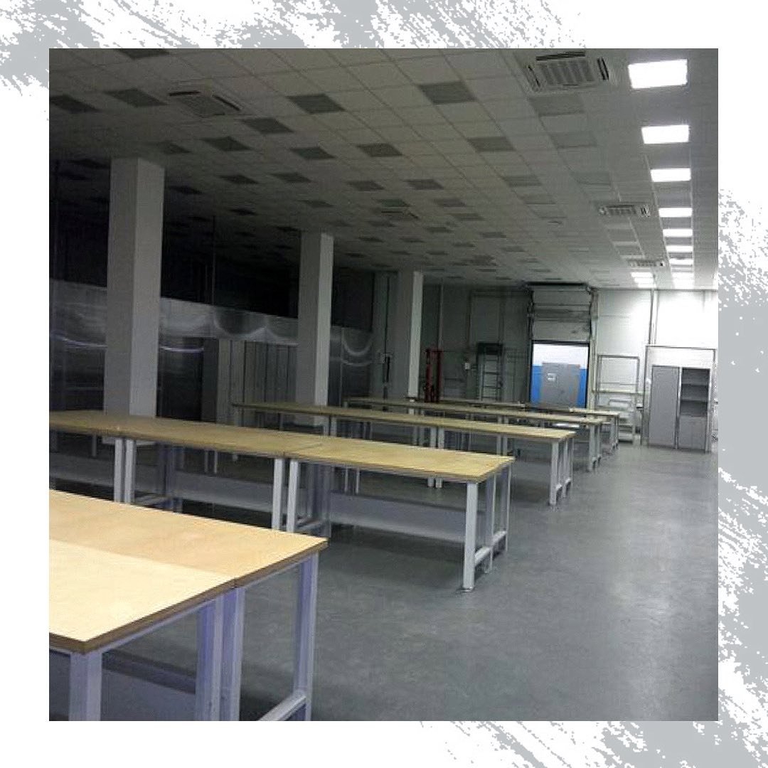 Наливной пол для промышленного предприятия