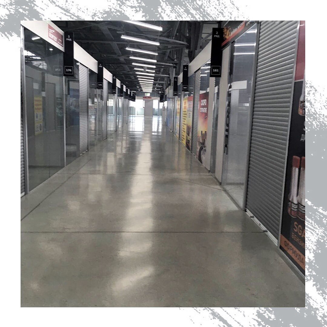 Упрочнение минерального наливного пола в автоцентре AVTODOM