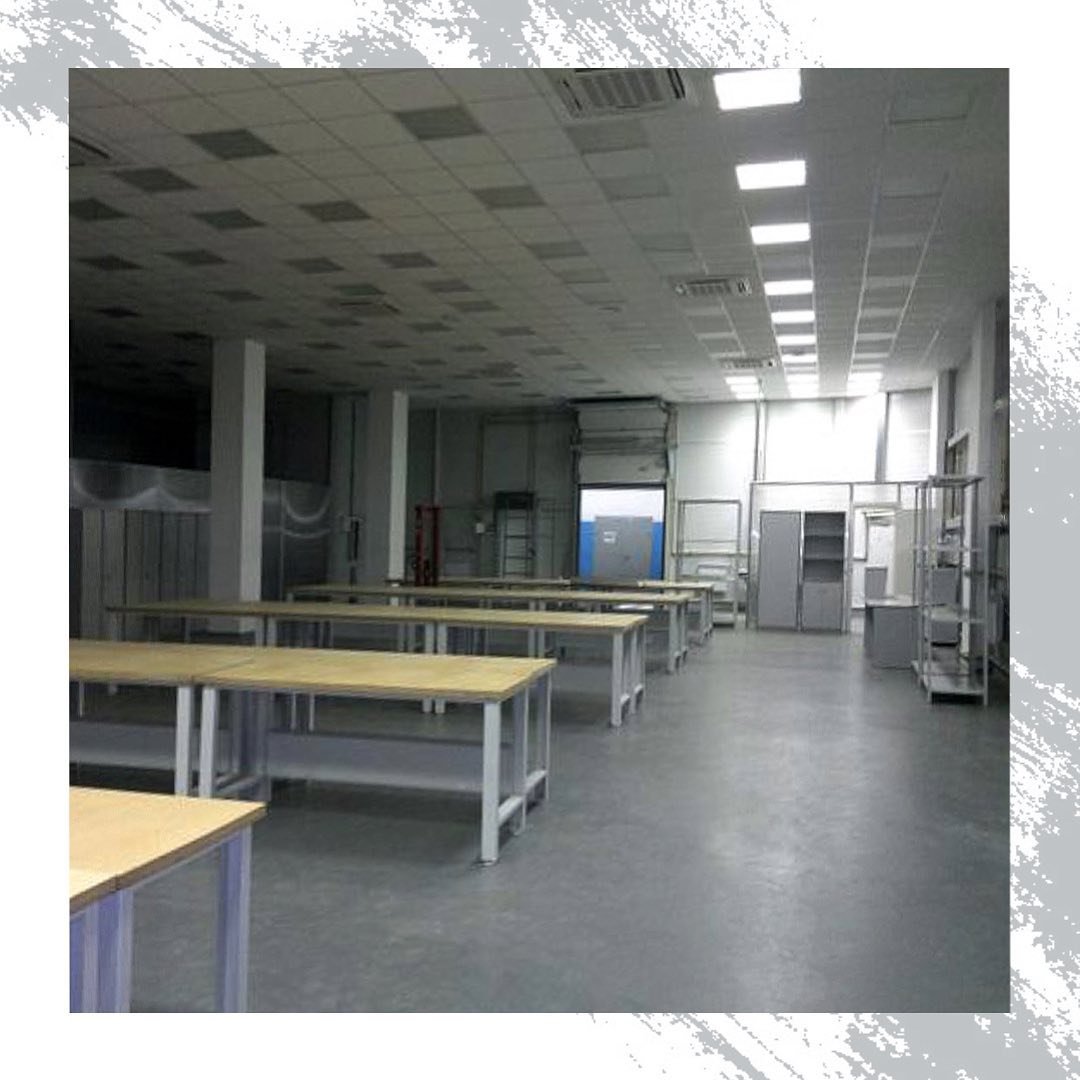 Наливной пол для промышленного предприятия