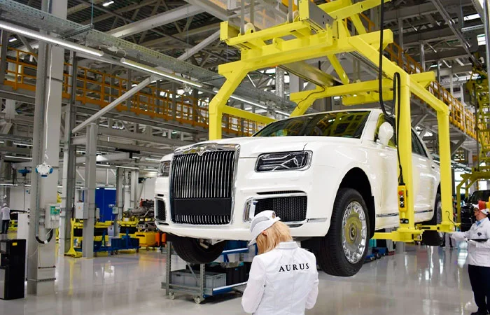 Наливной пол для завода AURUS