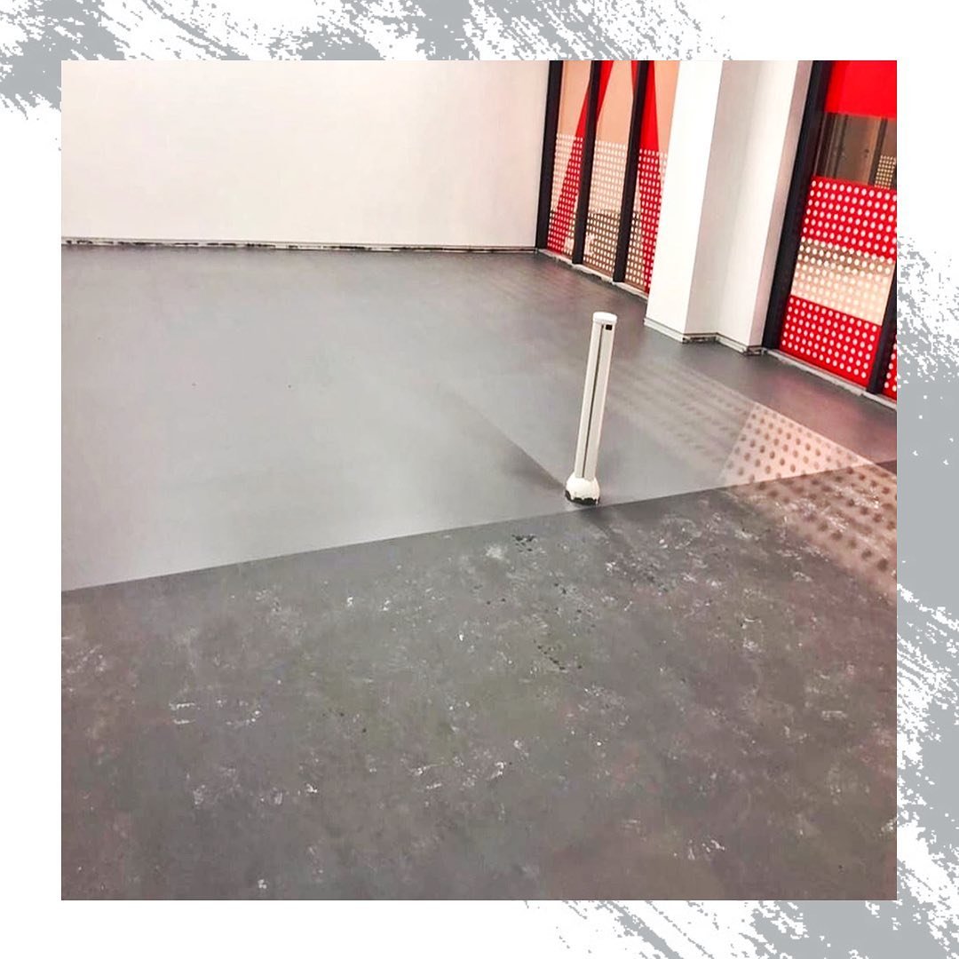 Наливной пол для инновационного культурного центра «Шайба»