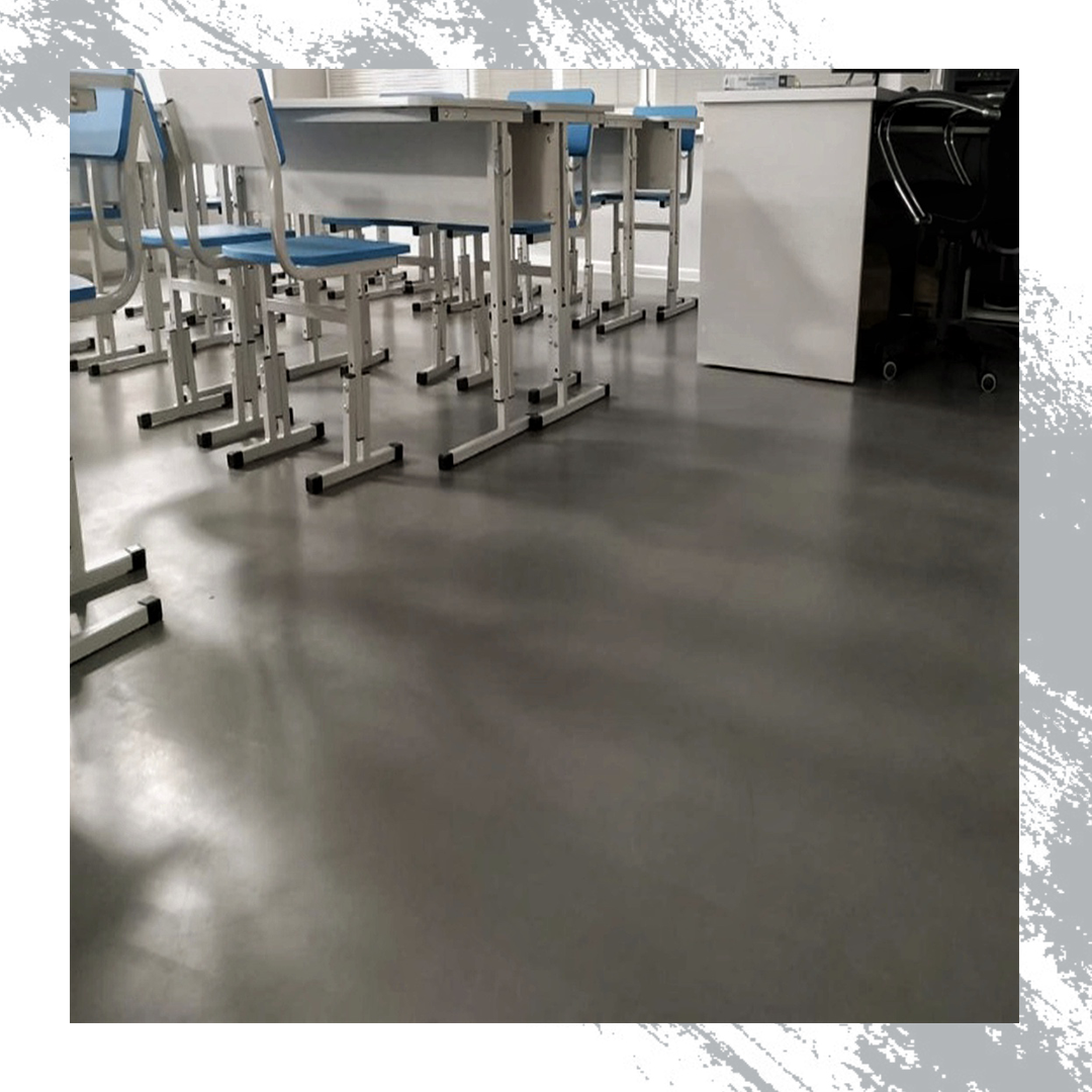 Устройство бетонного пола в школе