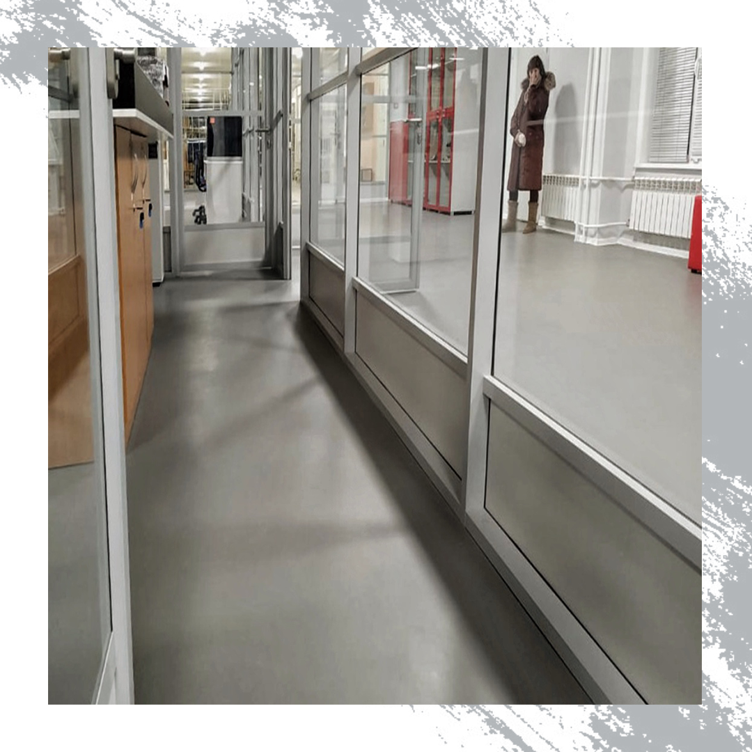 Устройство бетонного пола в школе